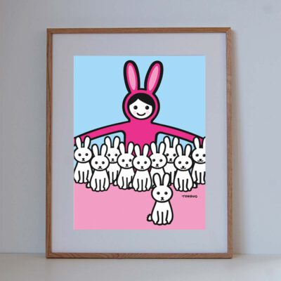 Gruppenbild mit Hase